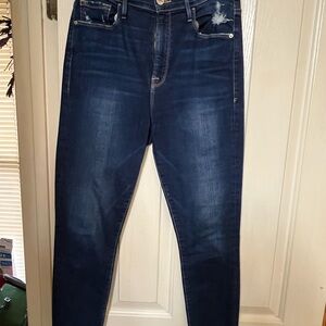 Frame Denim Dark Blue Skinny Jeans